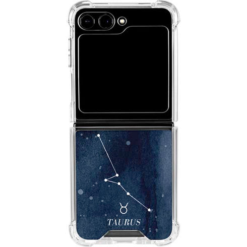 Taurus Constellation Galaxy Z Flip6 Clear Case